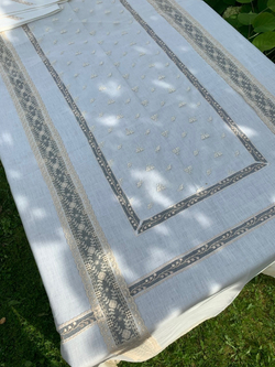 Скатерть 180x300 и 12 салфеток Palombella PM Elite шампань