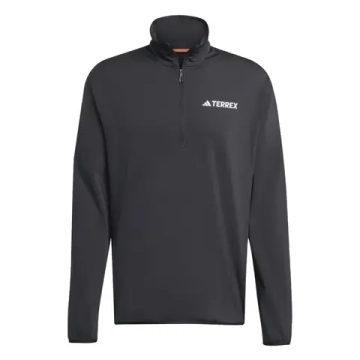 Мужская теннисная кофта Adidas Terrex Multi Climawarm Half Zip Tech - black