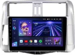 Магнитола для Toyota Land Cruiser Prado 150 2009-2013 (рамка серебро) - Teyes CC3 Android 10, Быстрая, CarPlay, SIM-слот