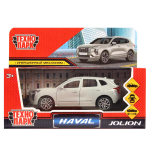 Модель ин. мет. "Haval Jolion" 12см, двери, багаж, серебряный, коробка JOLION-12-SR (Технопарк)