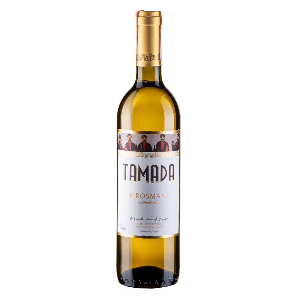 Вино Тамада Pirosmani белое полусладкое 0.75 л