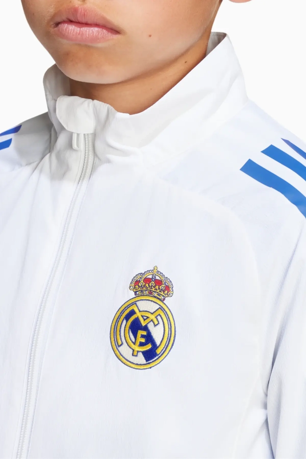 Ветровка adidas Real Madrid 25/26 Presentation Junior - белый