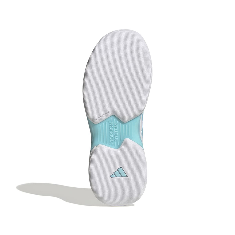 Женские Кроссовки теннисные Adidas CourtJam Control W Carpet - cloud white/bliss blue/cloud white
