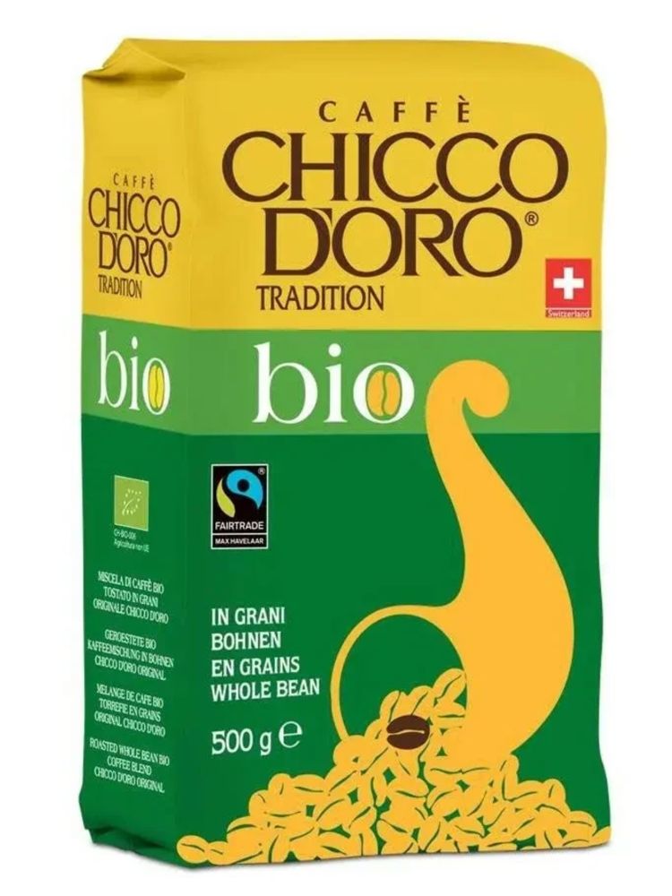 Кофе в зернах Chicco D'Oro Tradition Bio 500 г