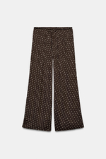 БРЮКИ ПАЛАЦЦО В ГОРОШЕК — ZARA