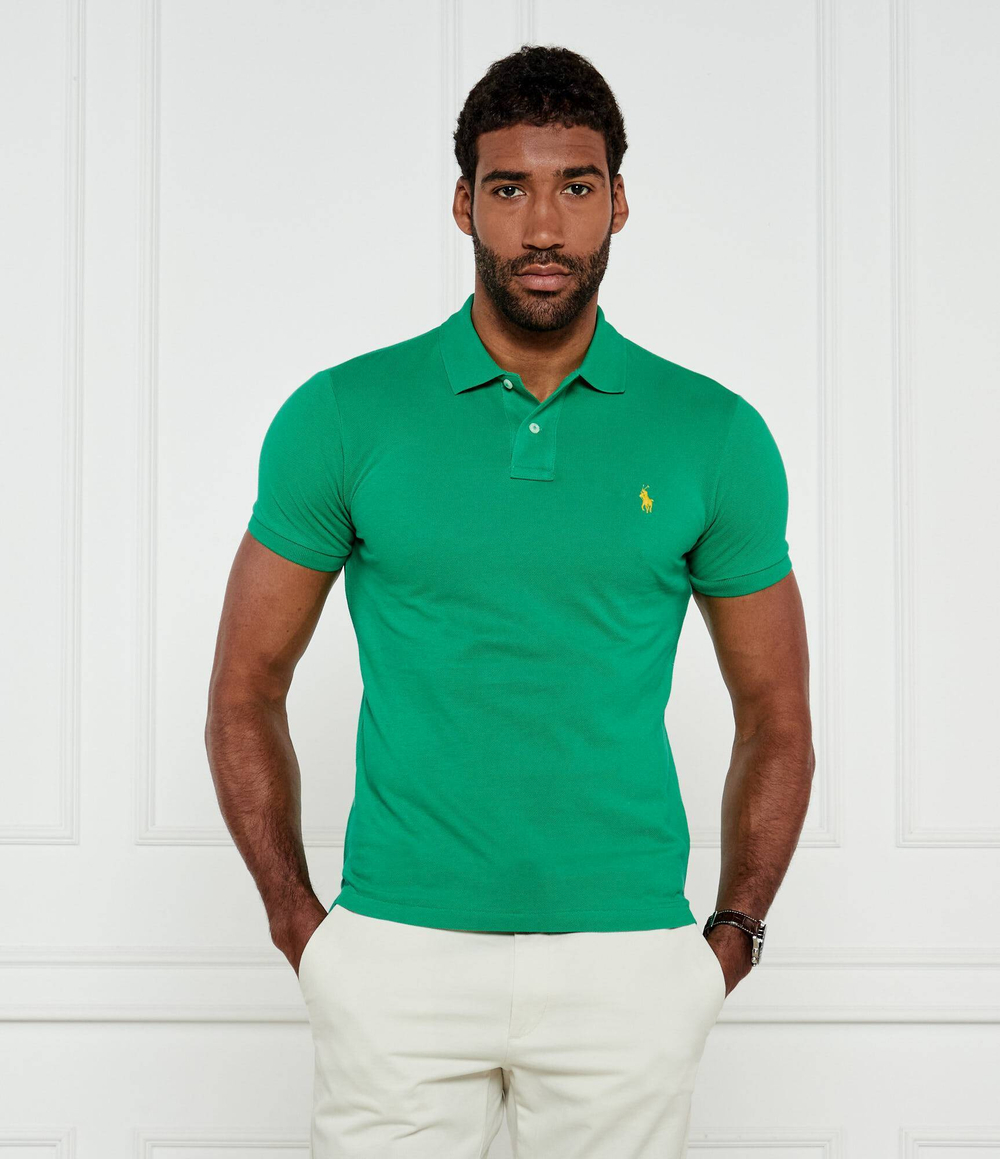 Поло POLO RALPH LAUREN - зеленый(710536856)