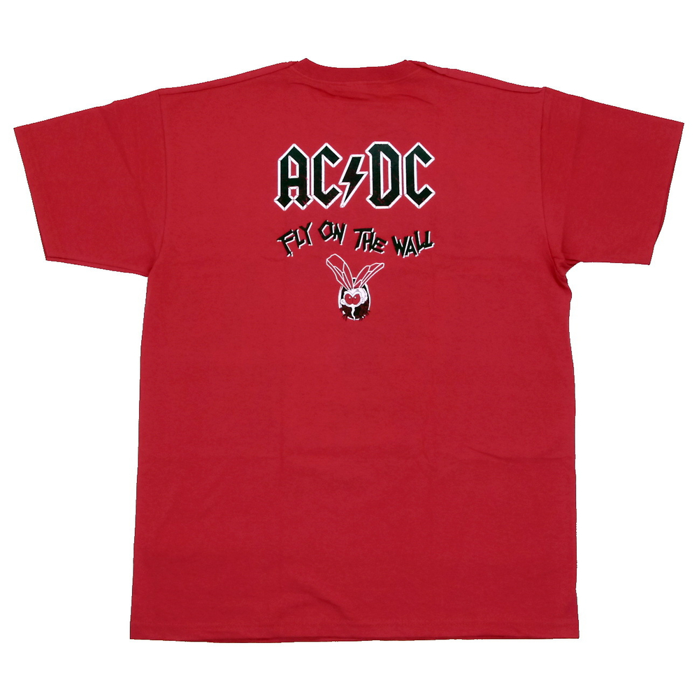 Футболка AC/DC Fly On The Wall красная (251)