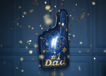 Шар "Папа # 1" [DAD #1] (46 х 86 см)