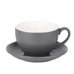 Чайная пара 370 мл серая матовая d 10,9 см h7,2 см Barista (Бариста) P.L. Proff Cuisine [6]