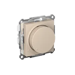 Светорегулятор поворотно-нажимной, LED, RC, 400 Вт Systeme Electric AtlasDesign Песочный ATN001223