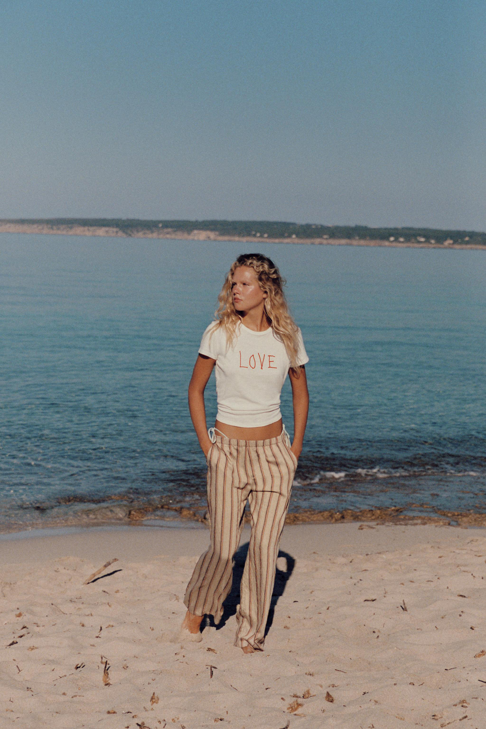 ЛЕГКИЕ БРЮКИ В ПОЛОСКУ — ZARA
