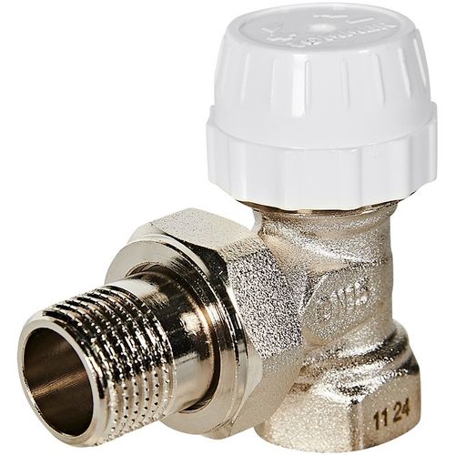 Клапан термостатический угловой Rommer 1/2"для радиатора (RVT-0002-100015)