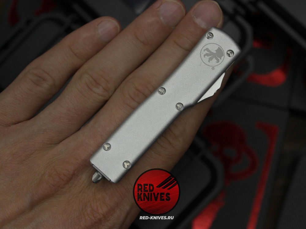 Нож Microtech UTX-70 A+++ Standard S/E - серый апокалиптик