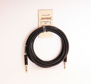 Кабель инструментальный, 6.35мм моно, 5м, SHNOOR IC124-JMe-B-5m