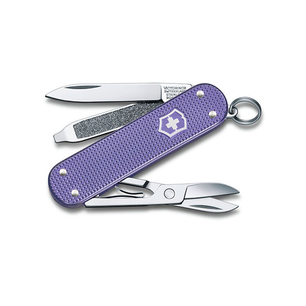 Нож-брелок Victorinox Classic SD Alox Colors "Electric Lavender" (0.6221.223G)
