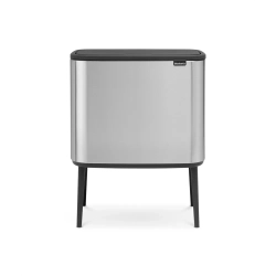 Brabantia Контейнер для мусора Bo Touch 11+23 л, матовое серебро EAN 8710755316227