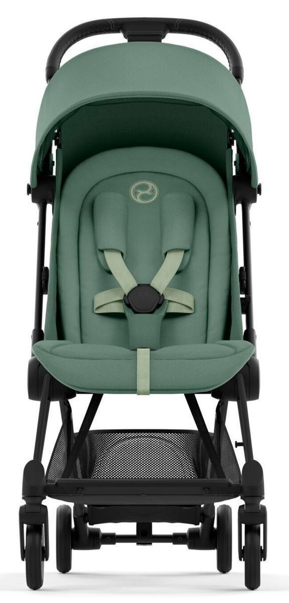 Прогулочная коляска Cybex Coya Leaf Green с дождевиком/Matt Black