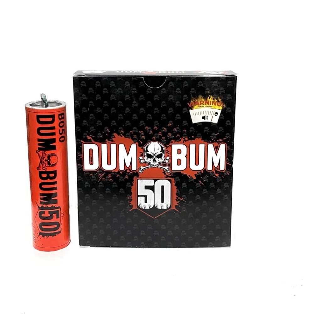 Петарды фитильные "DUM BUM 50" В050 150мм 30-36мм к-т4