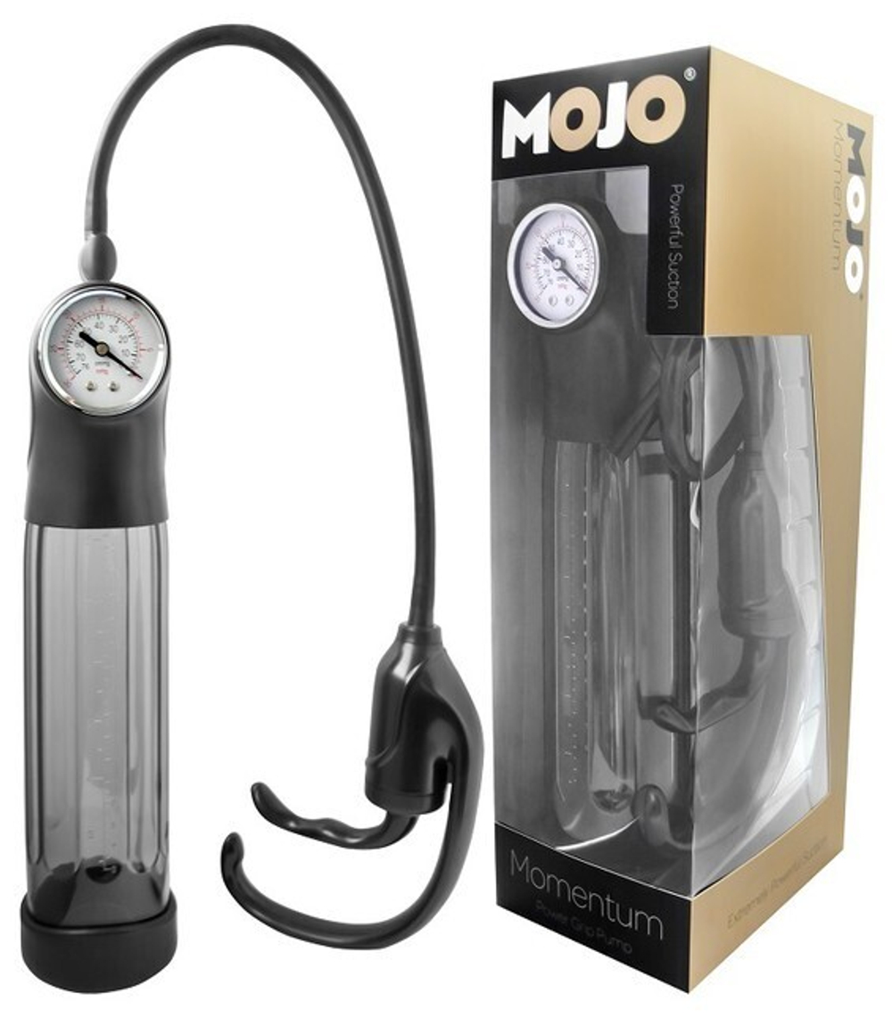 Вакуумная помпа с манометром Momentum Power Grip Pump (Цвет: черный)