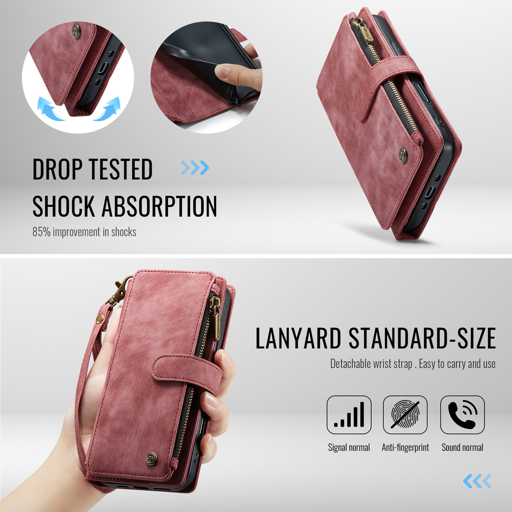 Многофункциональный чехол-кошелек CaseMe 3 in 1 Matte Wallet для iPhone 17 Air