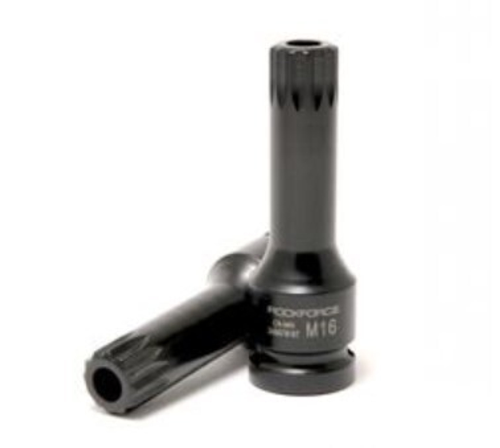 Головка-бита SPLINE ударная M16, 1/2'' RockForce##Rock FORCE RF-24807816