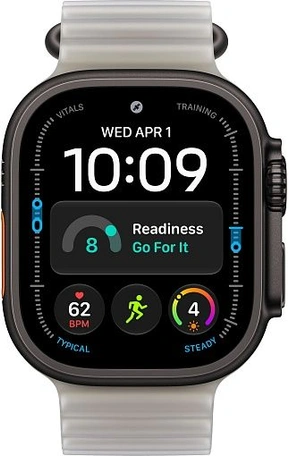 Умные часы Apple Watch Ultra 4 49mm Black Titanium Translucent Gray Ocean Band