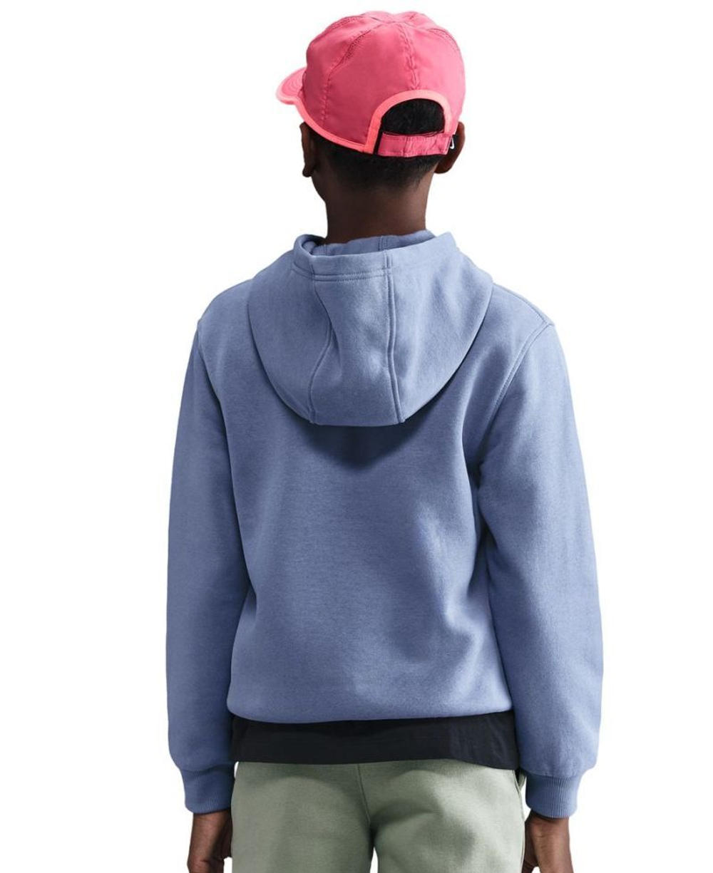 Кофта для мальчика теннисная Nike Kids Sportswear Club Fleece - world indigo/white