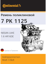 Ремень поликлиновый Continental 7PK1125