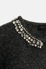 КАРДИГАН С БУСИНАМИ — ZARA