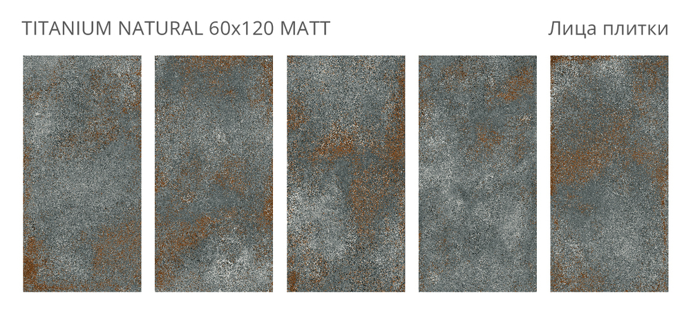 TITANIUM NATURAL 60x120 MATT