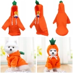 Кофта-толстовка для собаки «Wonderful style-Морковка» с капюшоном, размер 2XL (62*45*26см) Ultramarine