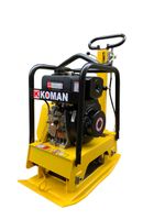 Виброплита реверсивная KOMAN MS160-1 дизельная - [165 кг / 30,5 кН / Hi-Earns 178FE]