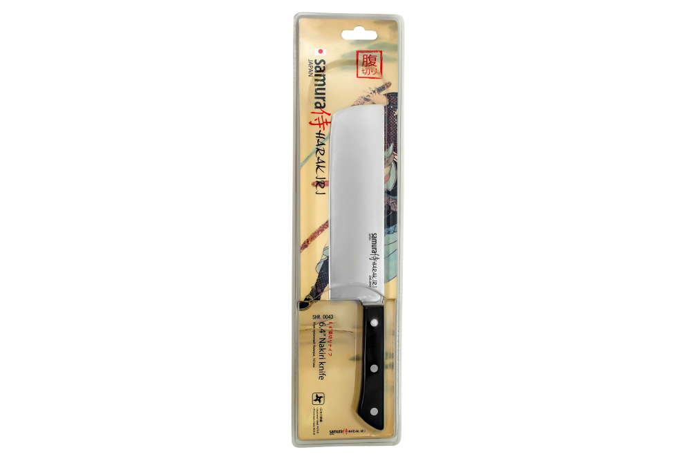 Нож кухонный Накири 17см Samura Harakiri SHR-0043B/K