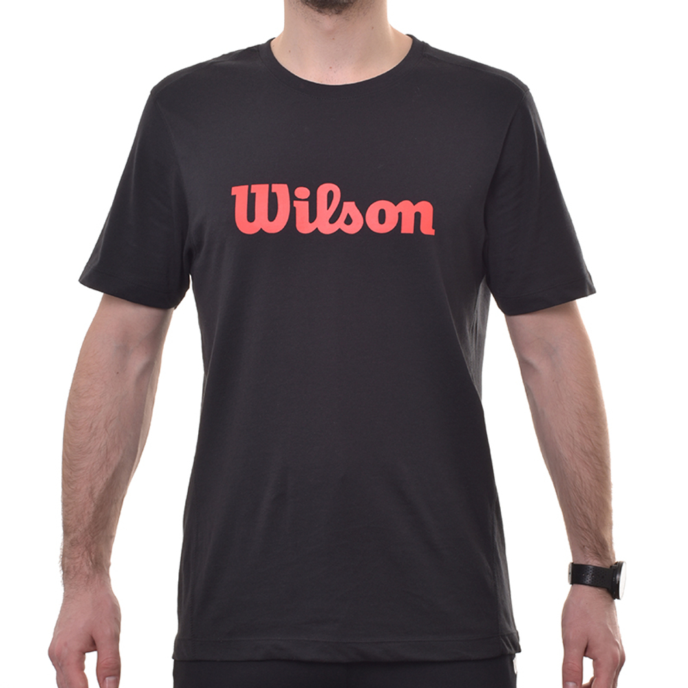 Мужская теннисная футболка Wilson Graphic - black