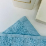 Полотенце махровое 30*50см «FLUFFY» цвет небесный 01-128, плотность 500гр/м2
