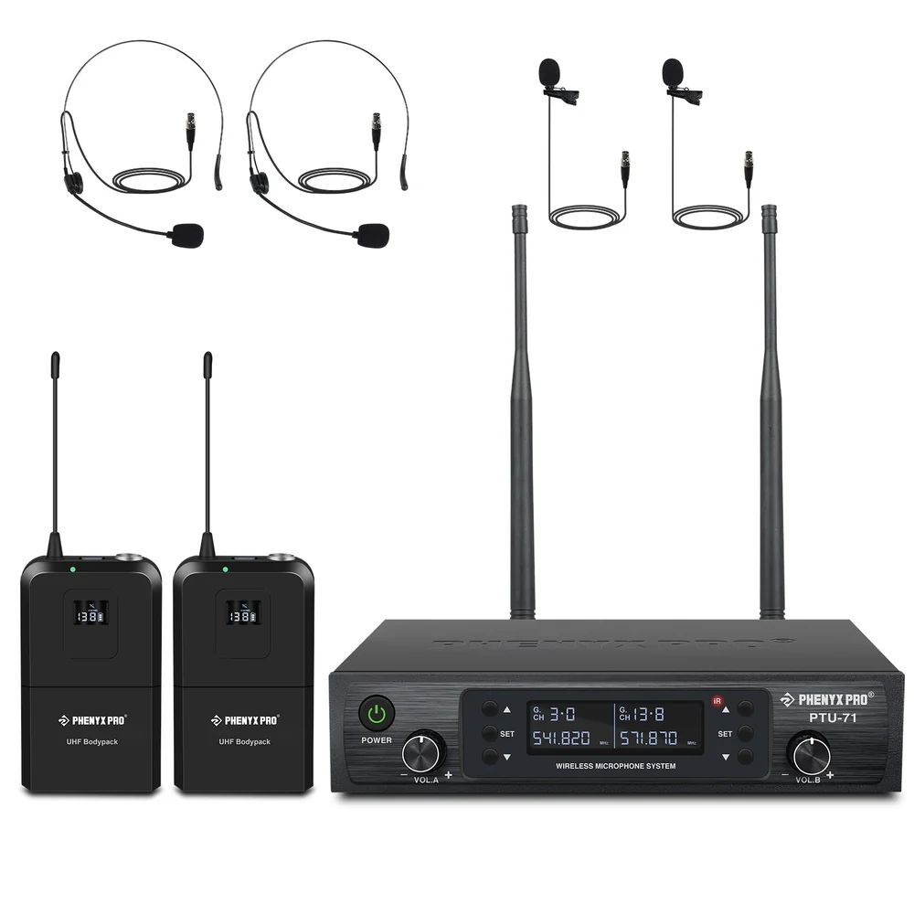 Беспроводная микрофонная система Phenyx Pro PTU-71
