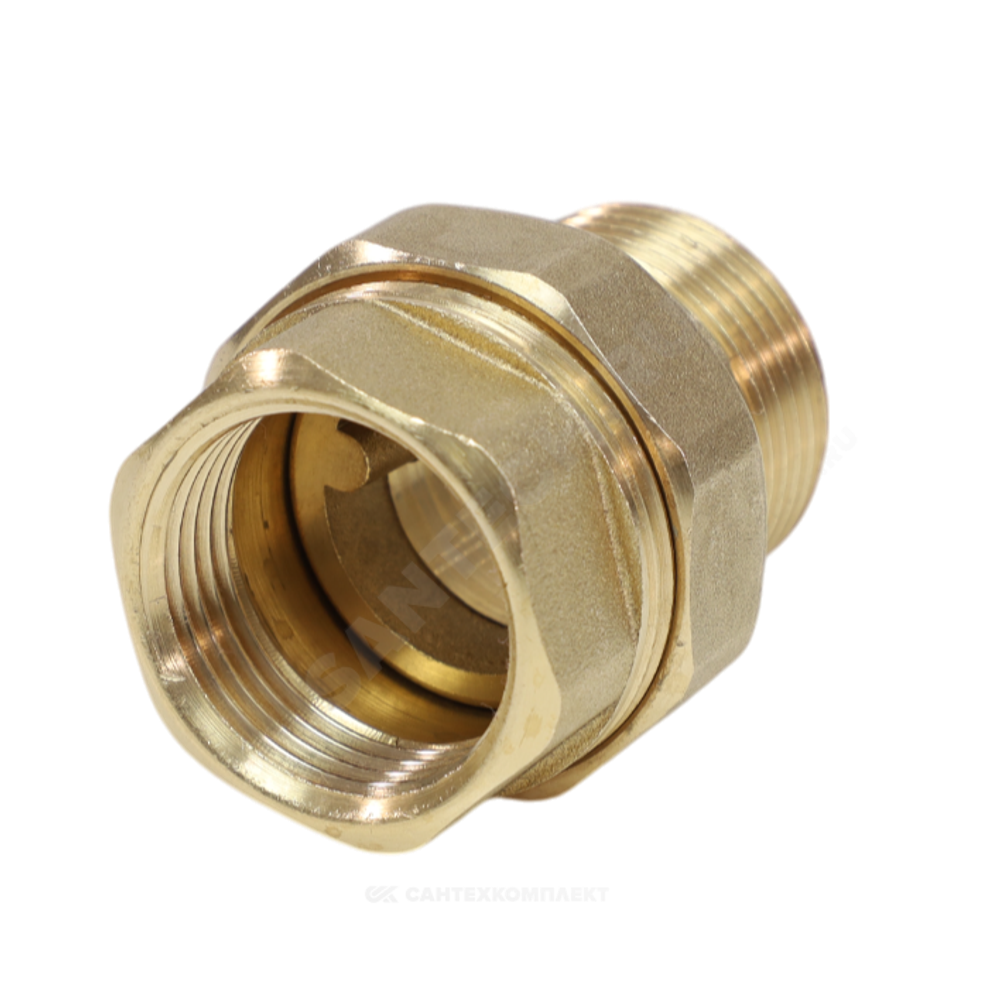 Соединитель латунь американка Ду 20 (3/4") прямой ВР/НР VALFEX VF.340.L.034