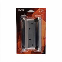 Петля пружинная двусторонняя (барная) FUARO DSH5 (125х86х1,5) INOX 201 SN мат. никель /65295/ (1шт)