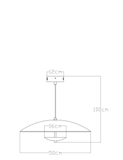 Светильник подвесной Arte Lamp Tenda A5015SP-1CC