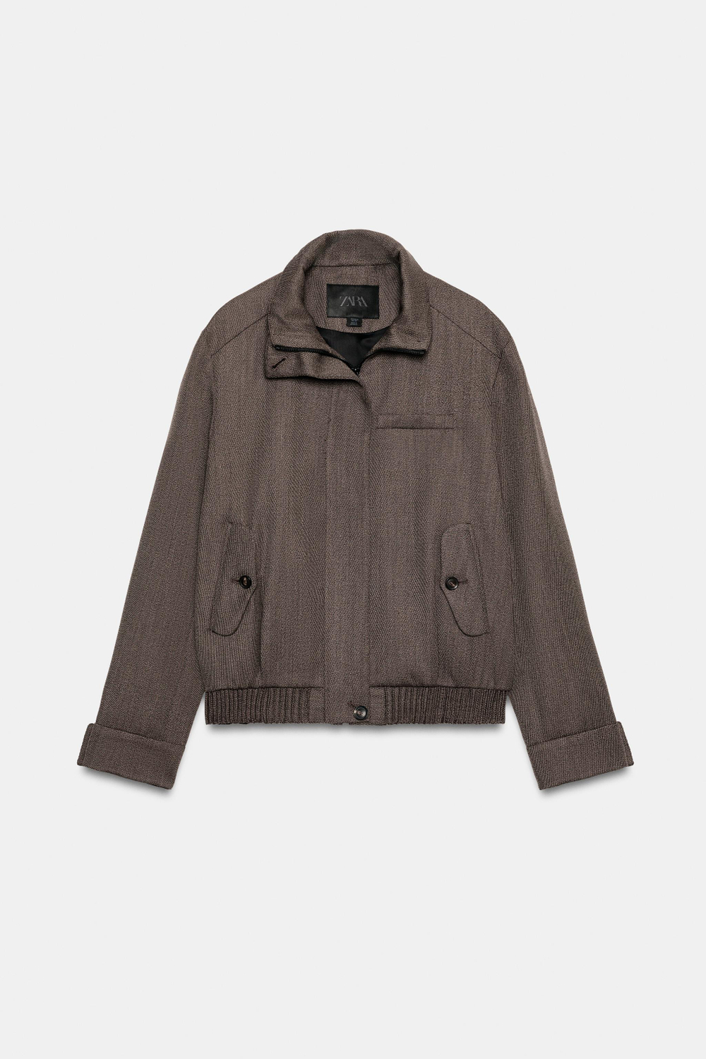 КУРТКА ИЗ СМЕСОВОЙ ШЕРСТИ — ZW COLLECTION — ZARA