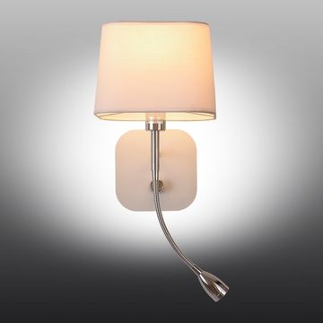 Бра настенное OML-62601-02 хром/белый Monteluco Omnilux