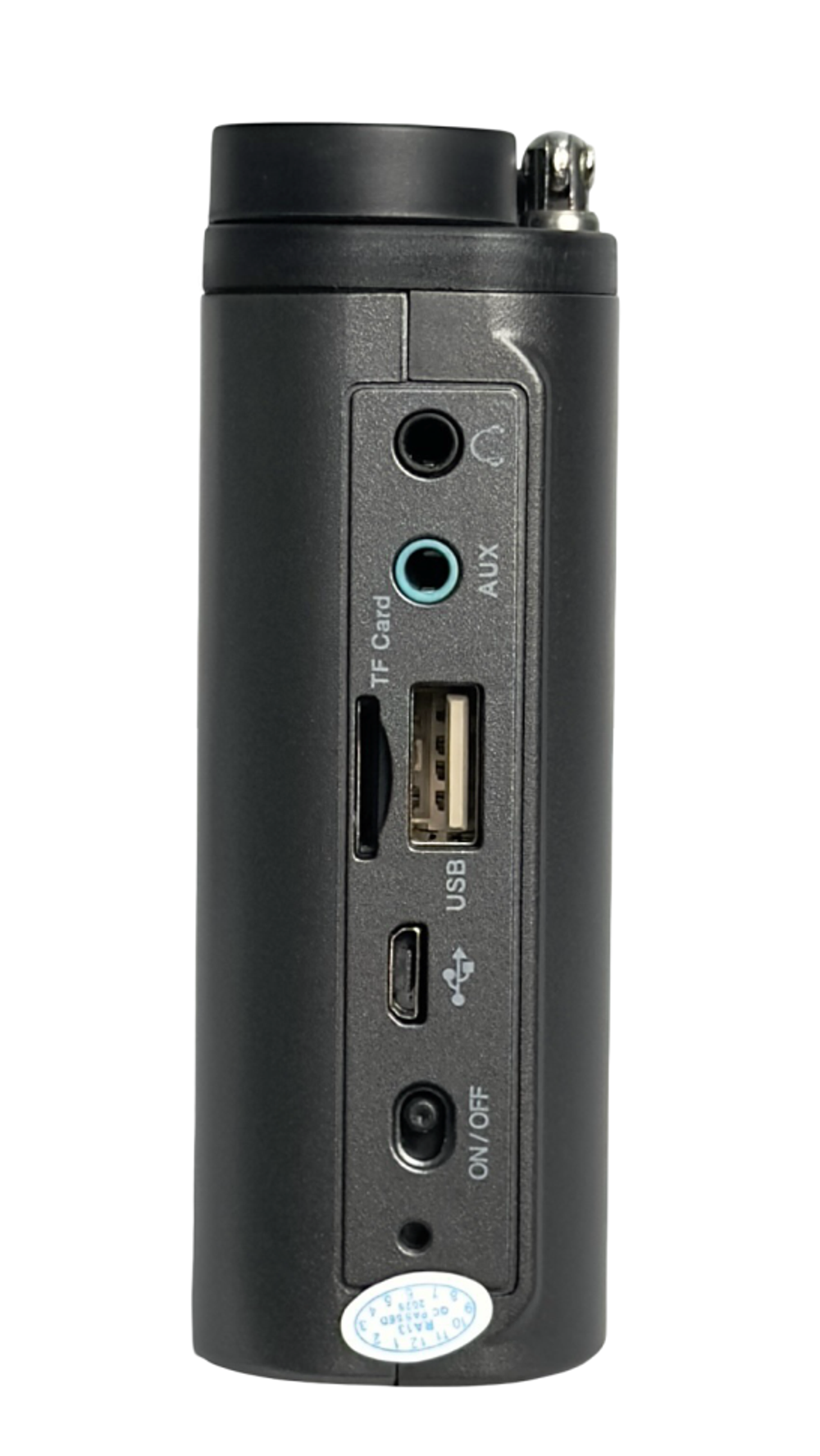 Портативный радиоприемник Perfeo Тайга 6Вт/FM/AUX/USB/MicroSD PF_D0569 серый