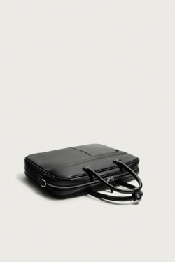 ZARA ПОРТФЕЛЬ С ТИСНЕНИЕМ, ЧЕРНЫЙ