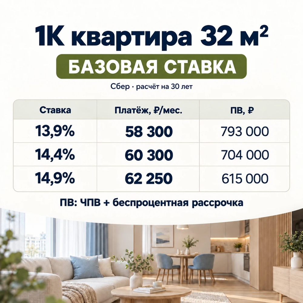 Выгодные предложения по квартирам в Тюмени