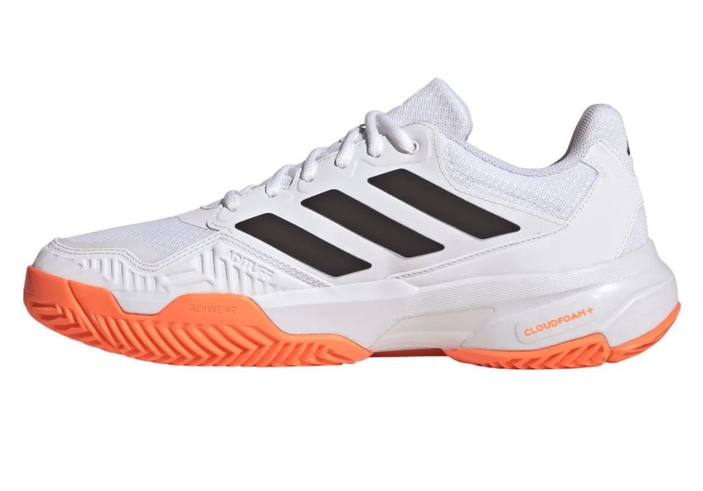 Теннисные кроссовки Adidas CourtJam Control 3 M - cloud white/core black/lucid orange