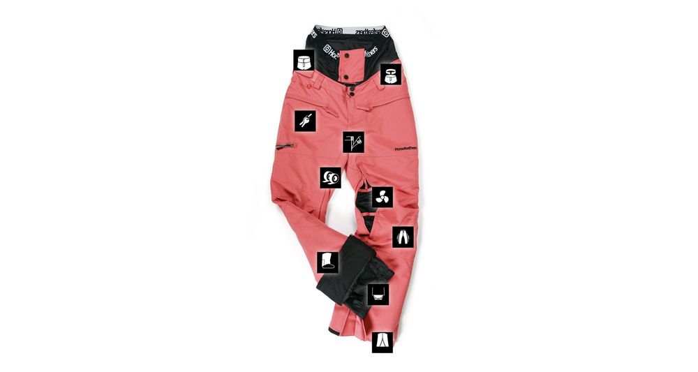 Штаны Horsefeathers LOTTE 15 PANTS spiced coral