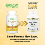 California Gold Nutrition, красный ферментированный рис, 600 мг, 120 растительных капсул