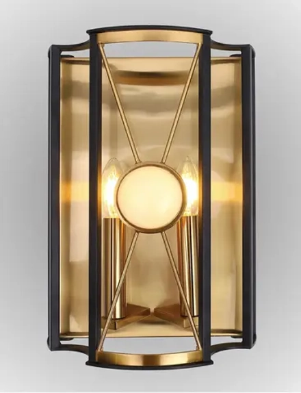 Бра Crystal Lux TANDEM AP2 GOLD 3151/402