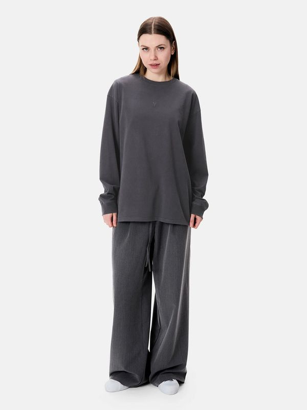 Лонгслив Garment Dyed графитовый - фото 3