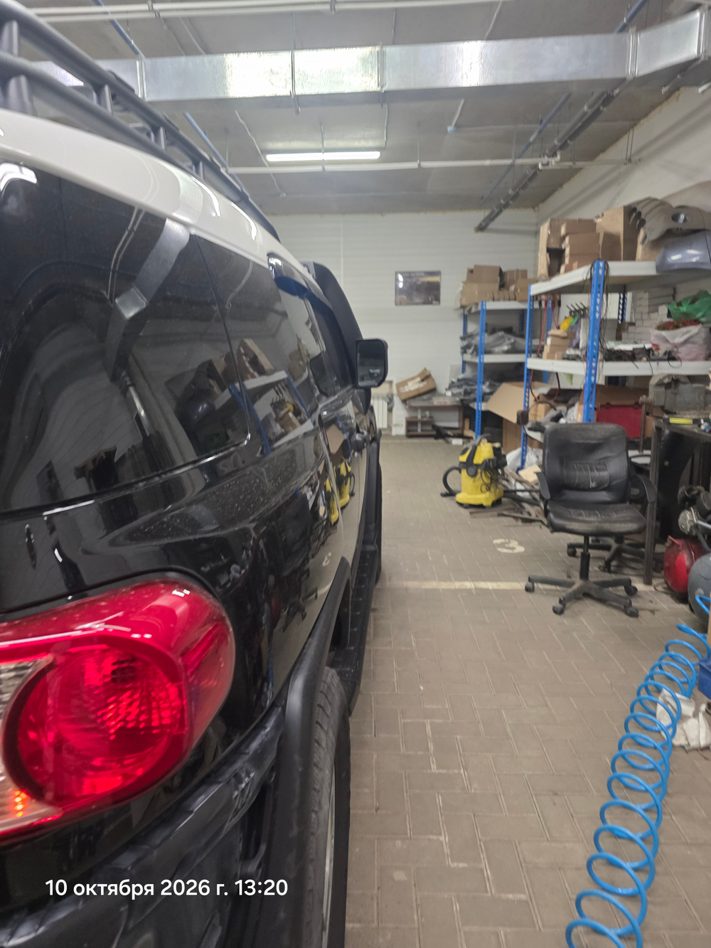 Установка фаркопа на FJ CRUISER